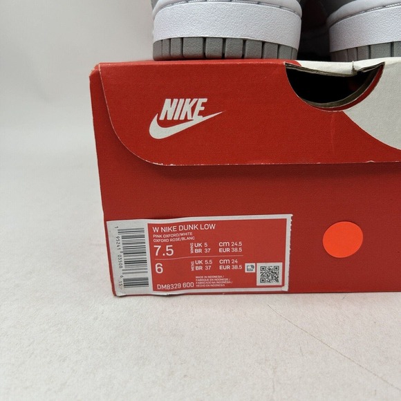 Nike Shoes Dunk Low WMNS “Soft Grey Pink Oxford” 2024 - Picture 5 of 5